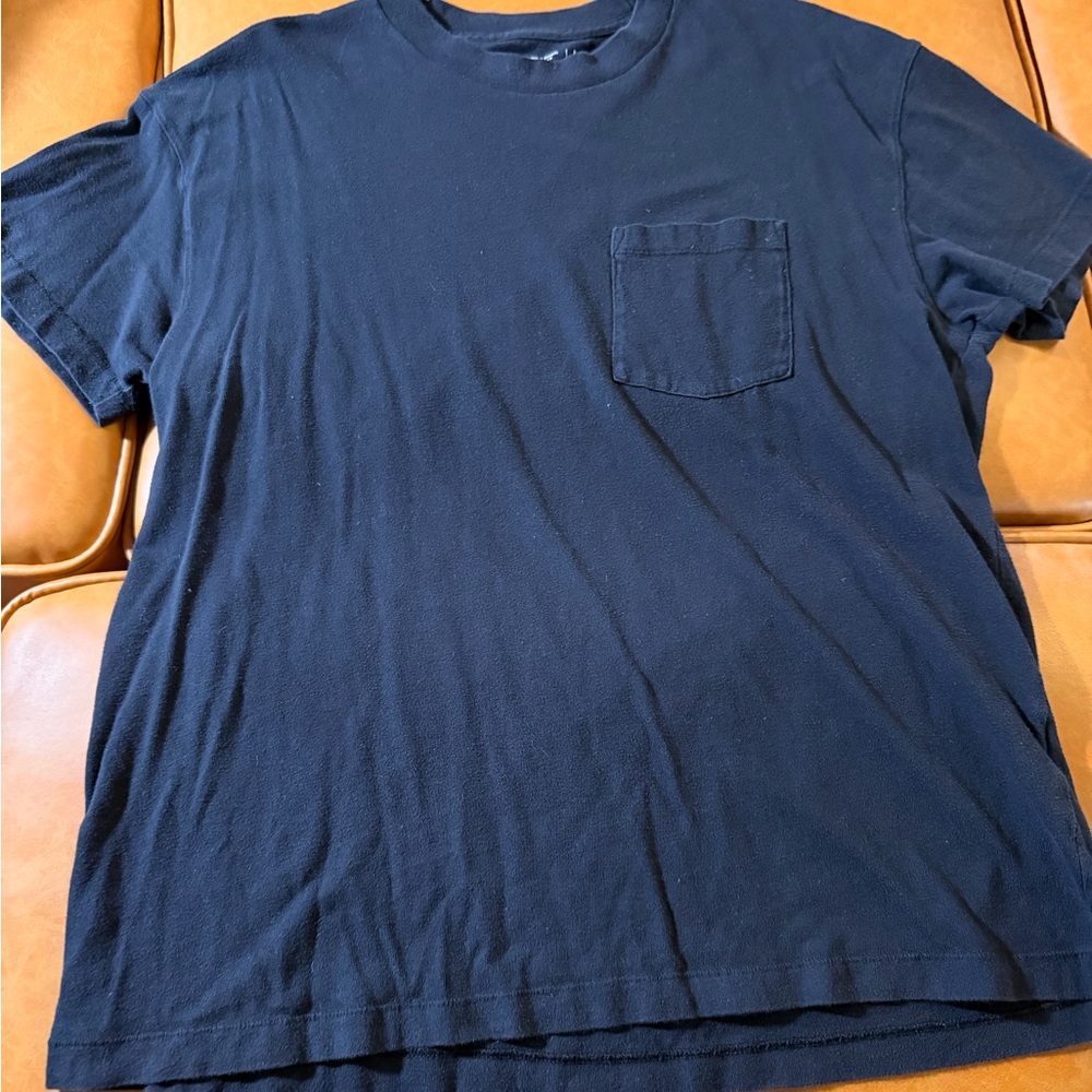 Abercrombie Classic Men's Pocket T-Shirt — Black